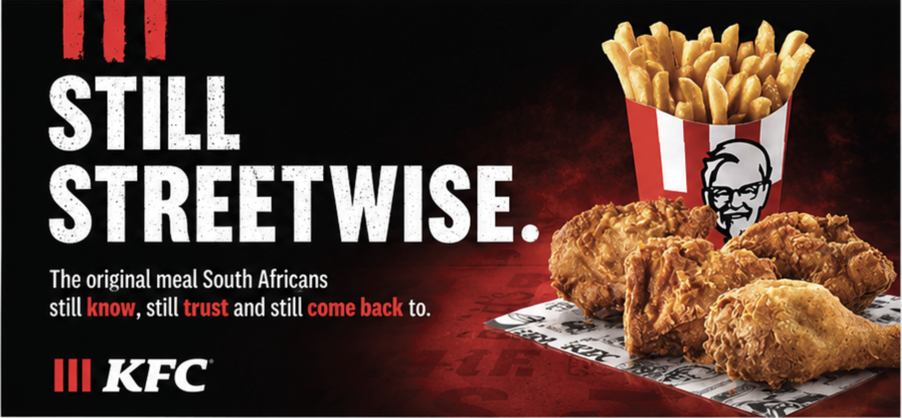 Still Streetwise. The original meal South Africans still know.